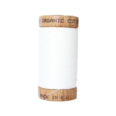 organique sewing thread · Off-white · 100 meters