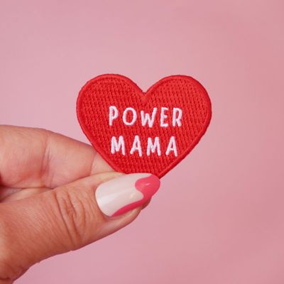 Patch brodé thermocollant · Power Mama · Malicieuse DIY