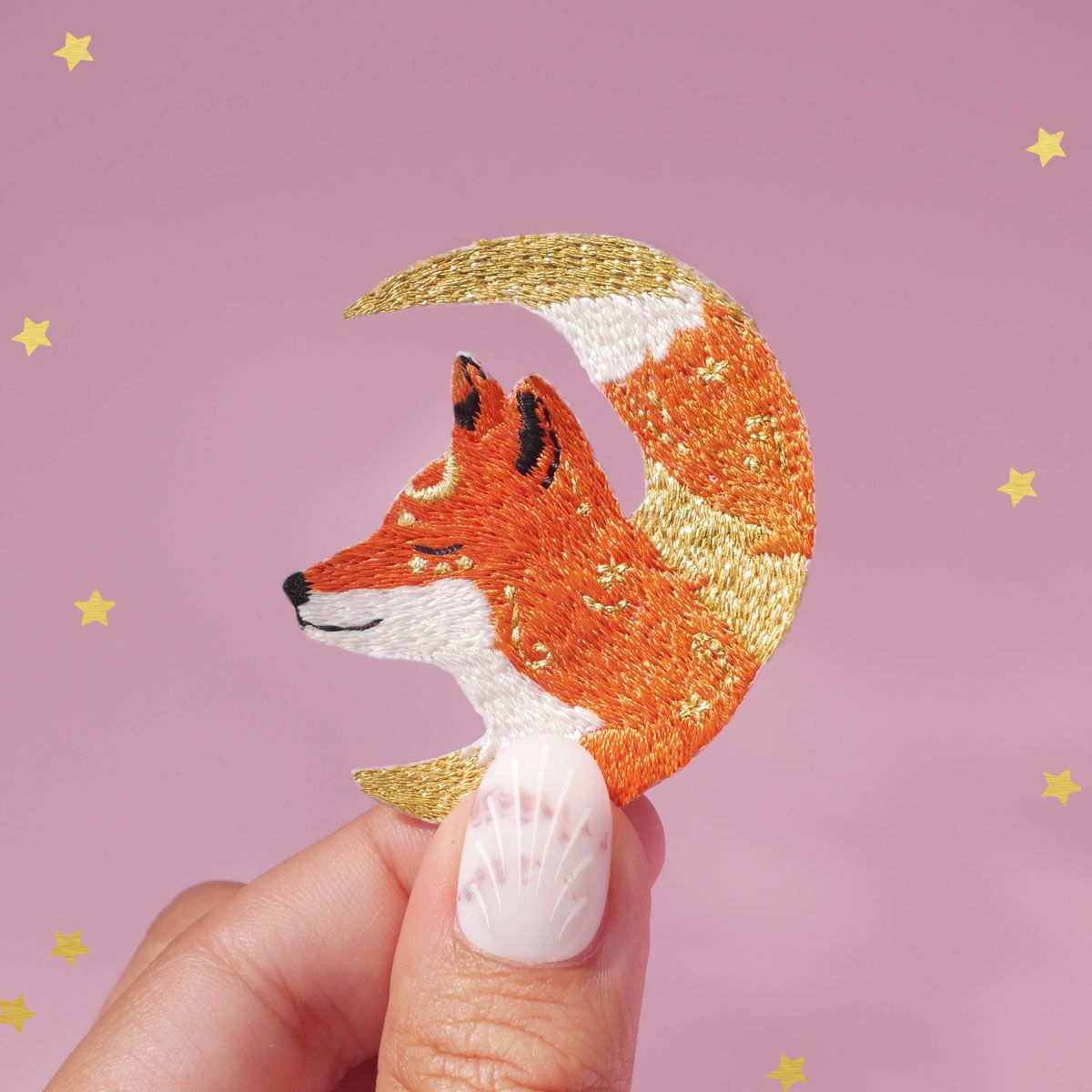 Patch brodé thermocollant · Foxy · Malicieuse DIY